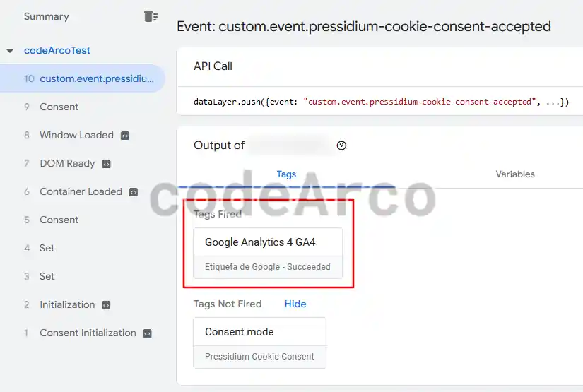 Consent mode V2 resend tags when user consents