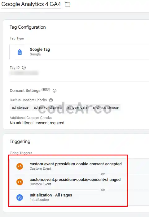 Create triggers for resending Tag Manager tags