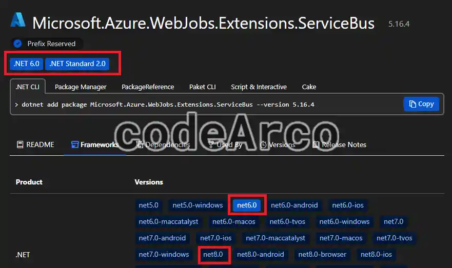 Incompatible package with Azure Function