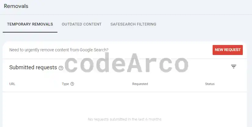 Remove or delete URLs from Google