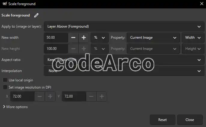 Scale watermark with Batcher