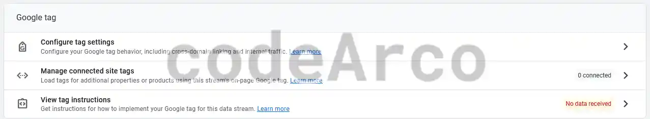 Google Analytics 4 Tag