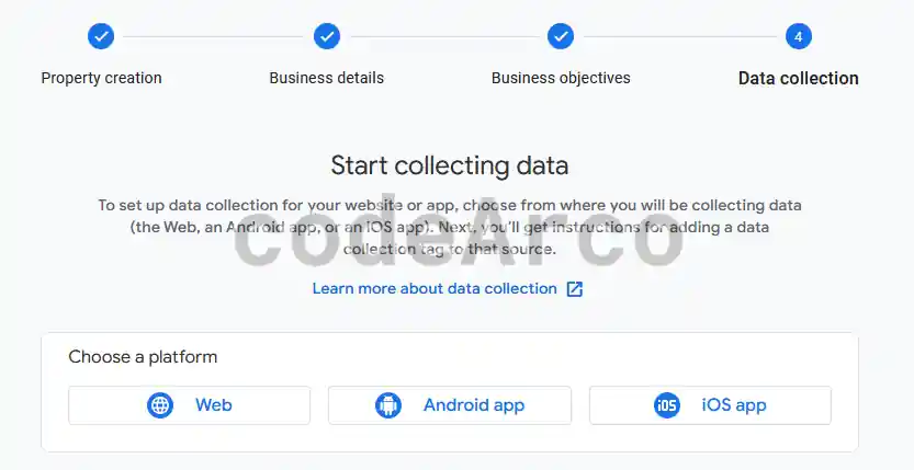 Google Analytics 4 GA4 choose platform