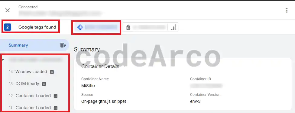 Google Tag Manager preview