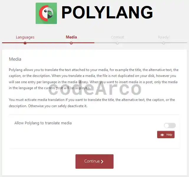 Wordpress Polylang configure media translation