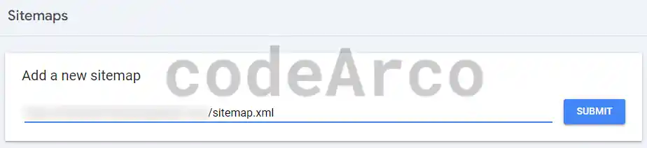 Send sitemap Google Search Console