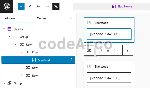 Insert shortcode PHP WordPress code