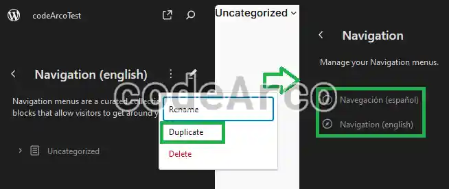Navigation menus for multiple WordPress languages
