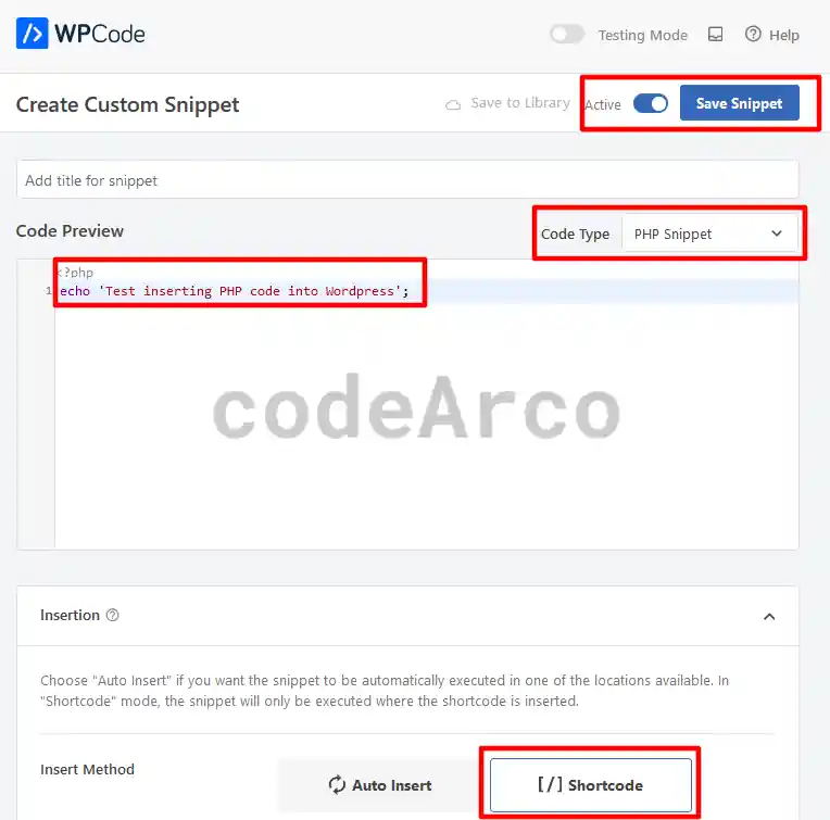 PHP code fragment for WordPress