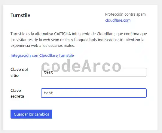 Configure Cloudflare Turnstile in WordPress