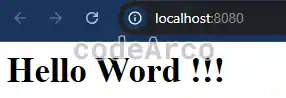 Basic Dockerfile example