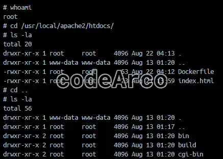 Docker default user container