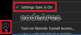 Sync VSCode settings to the cloud