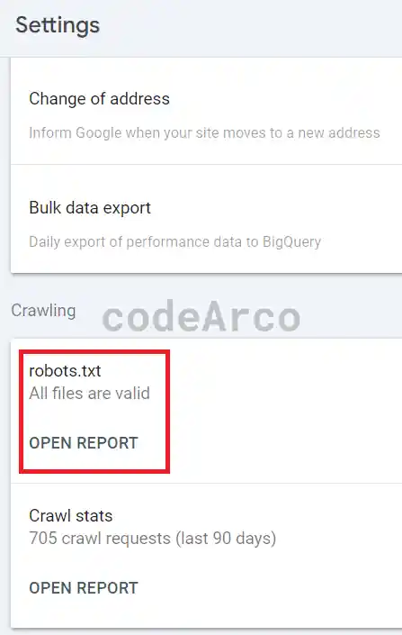 Robots txt in Google Search Console