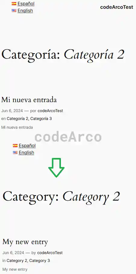 Polylang traducir categorias y etiquetas