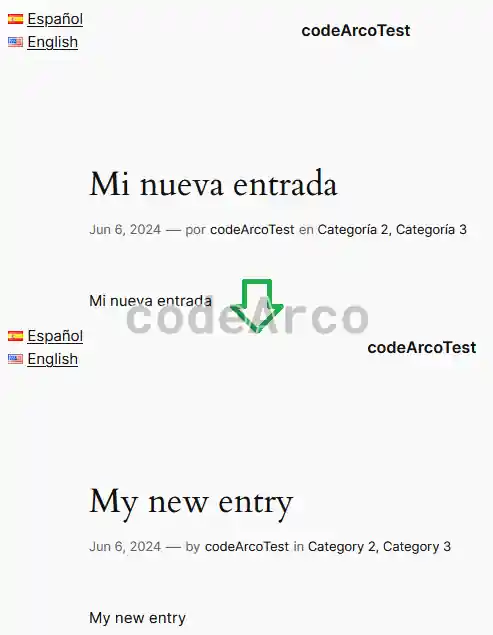 Polylang traducir entradas y paginas