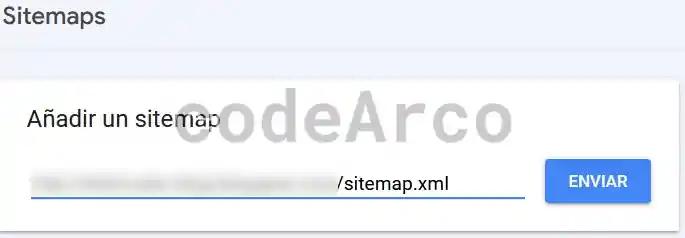 Enviar sitemap Google Search Console