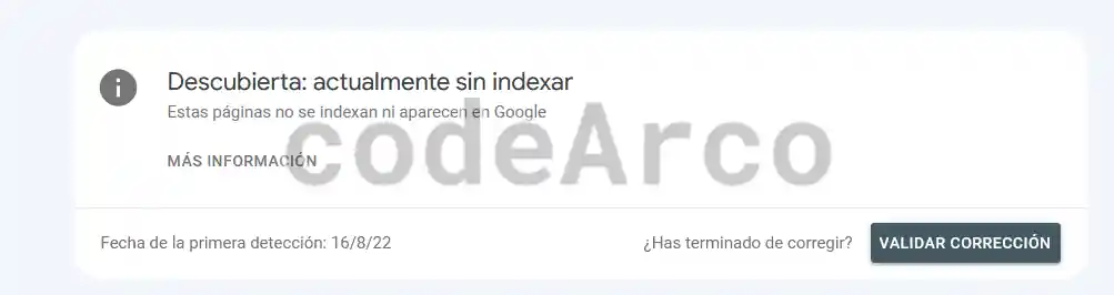 Validar correccion sitemap Google Search Console