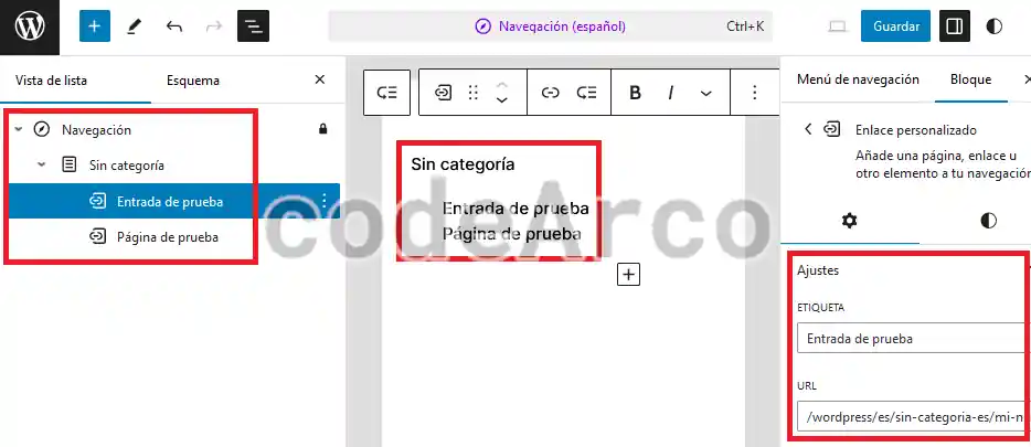 Personalizar menus navegacion para cada idioma en WordPress