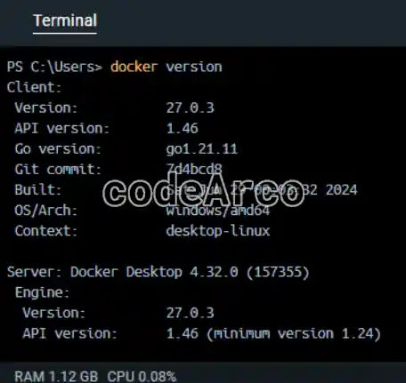 Comprobar instalacion local Docker desktop