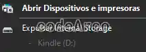 Expulsar Kindle USB en Windows