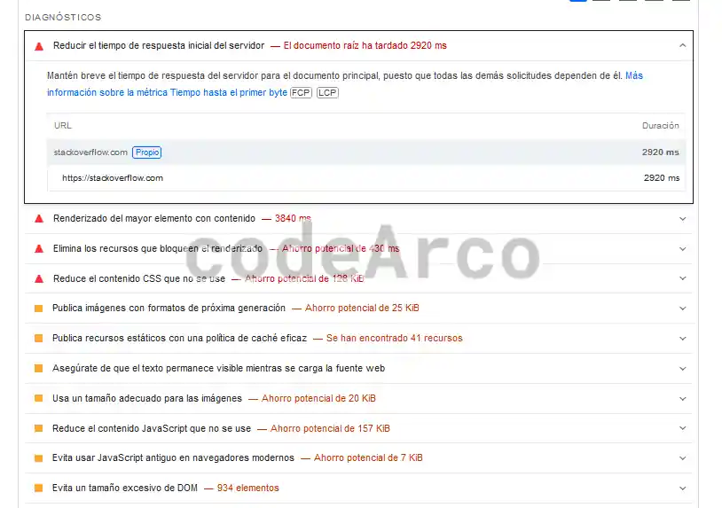Recomendaciones para optimizar rendimiento web