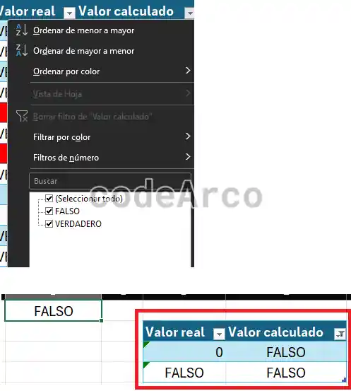 Como buscar celdas con error para funcion Y de Excel